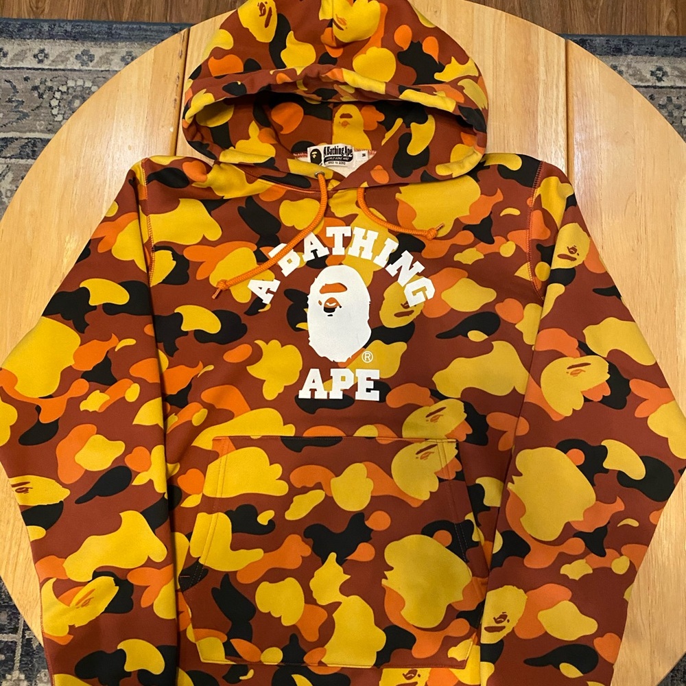 HOT!!! A Bathing Ape Camo Hoodie - Medium